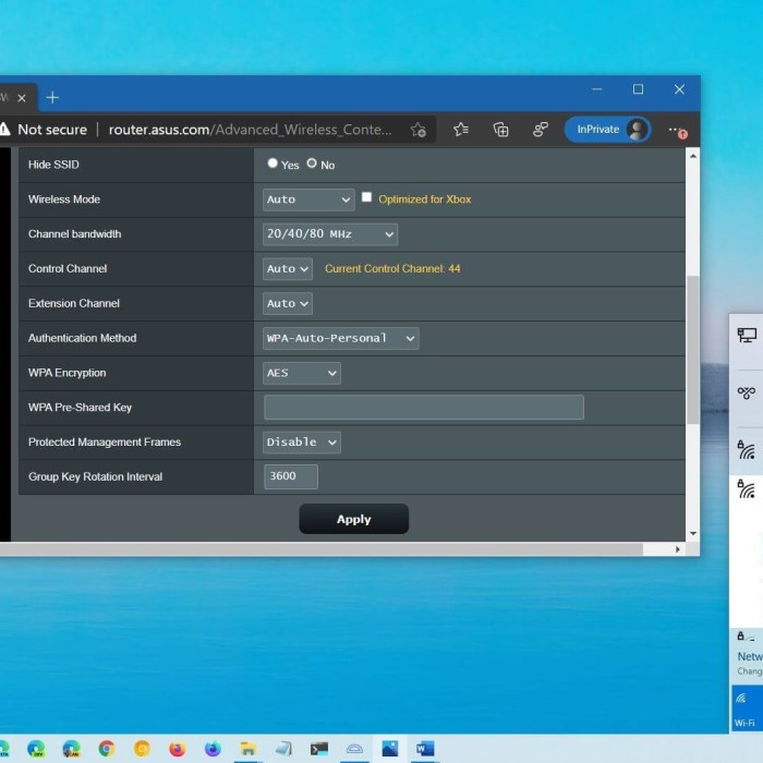 how to change the password on a router