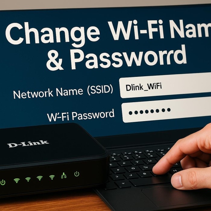 how to change the password on a router