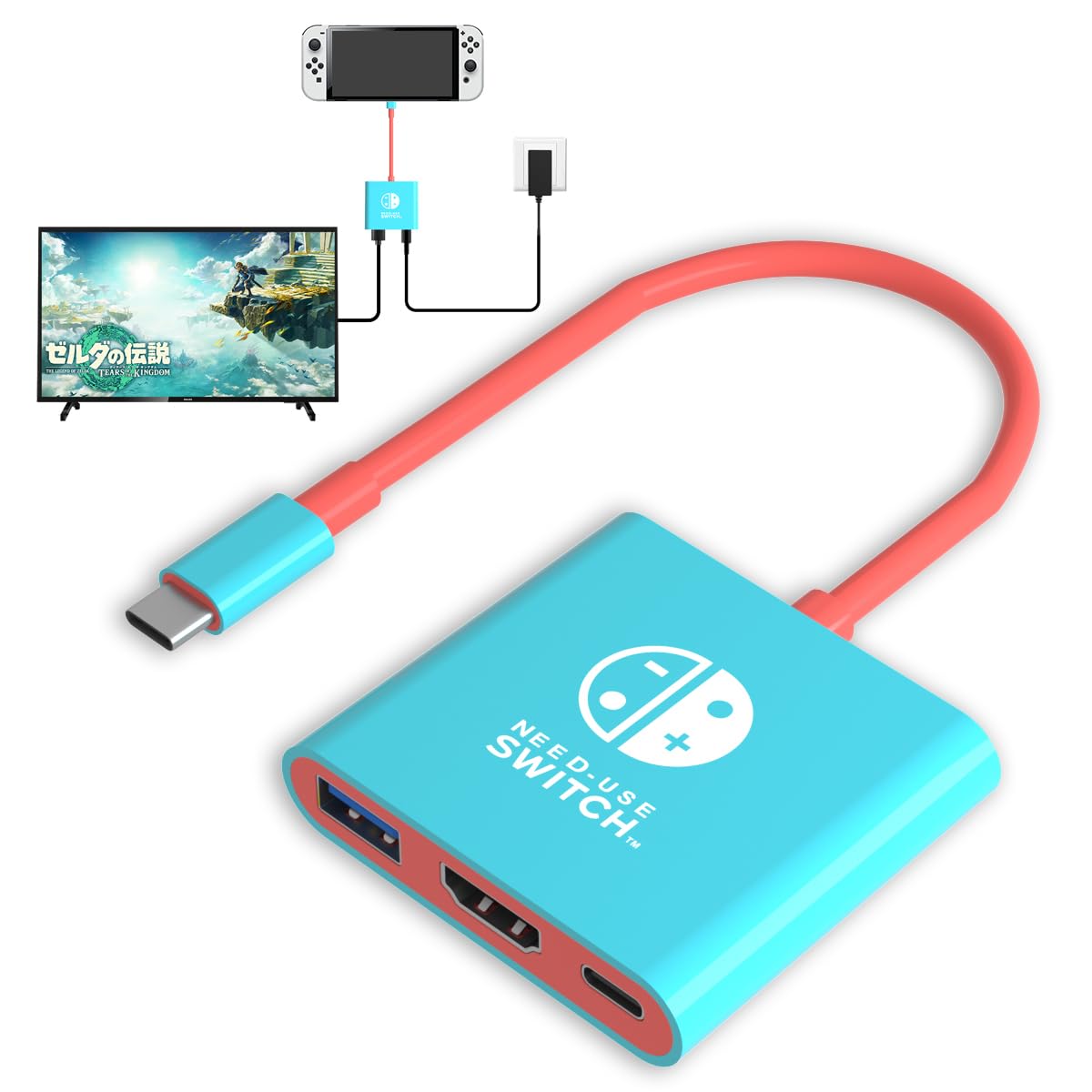 connect nintendo switch to tv