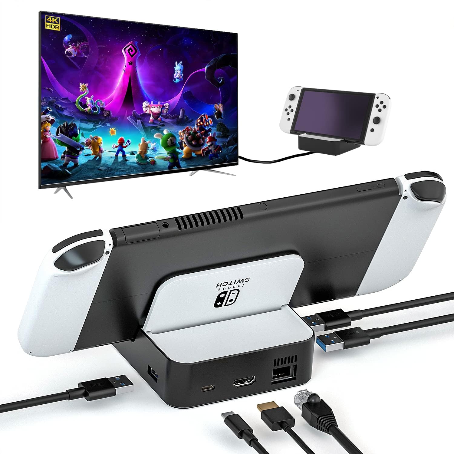 connect nintendo switch to tv