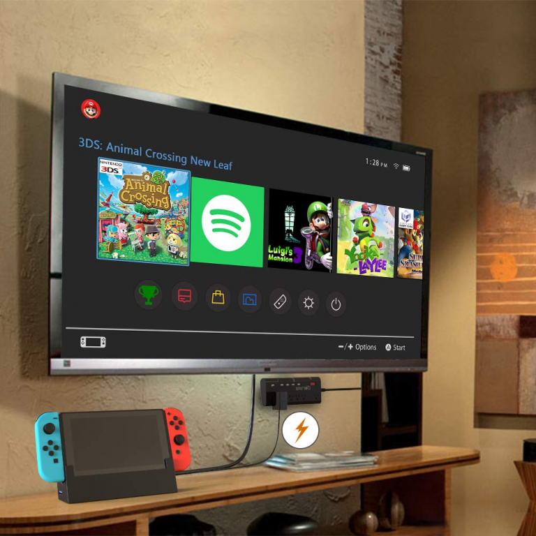 connect nintendo switch to tv