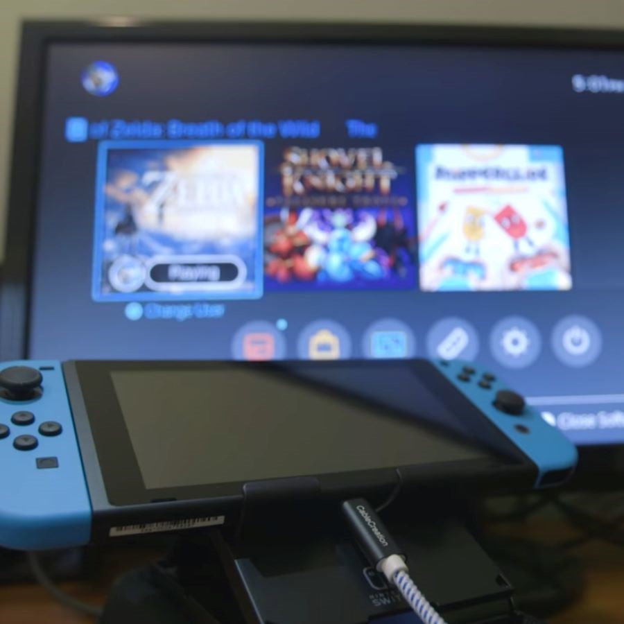 connect switch to tv