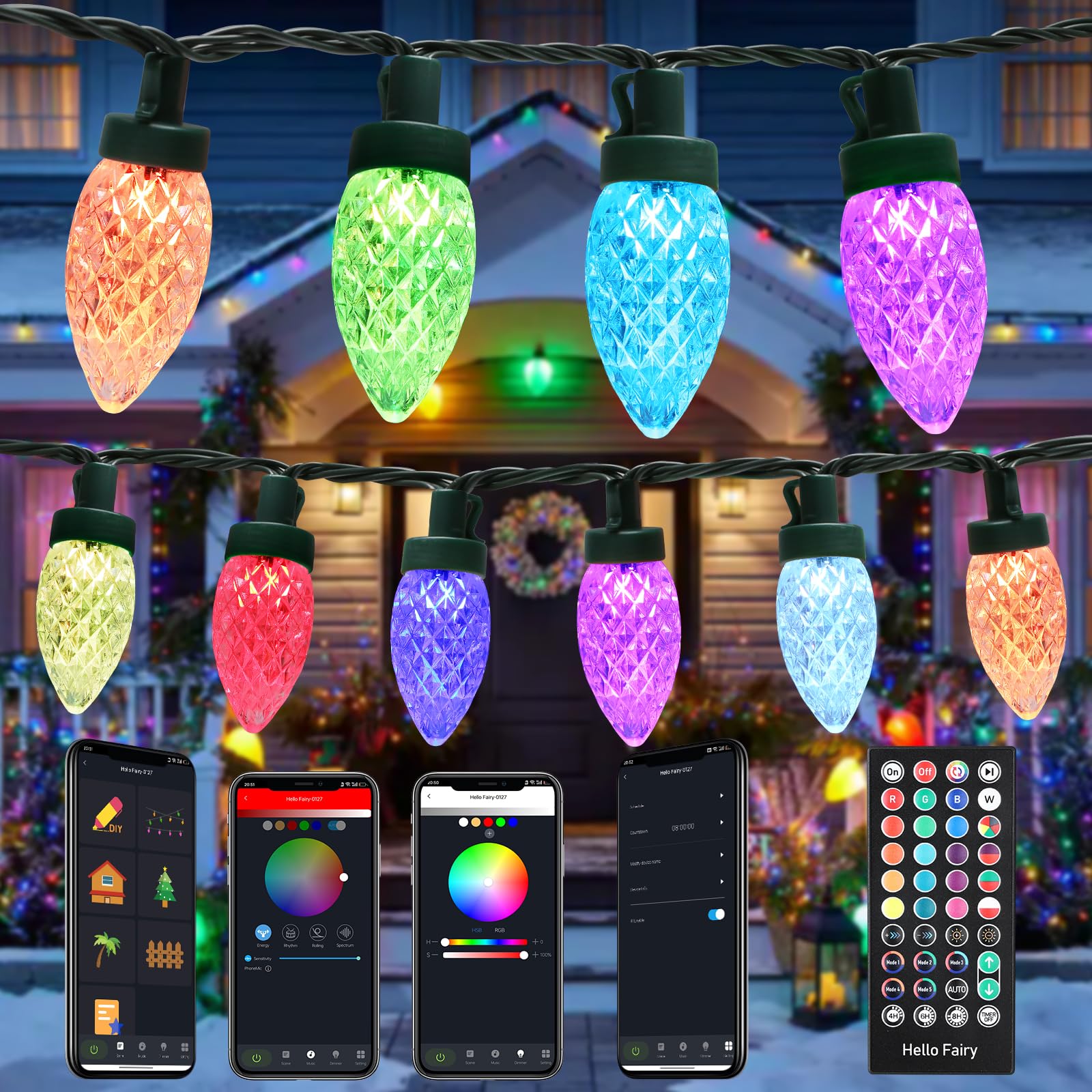 bluetooth christmas lights