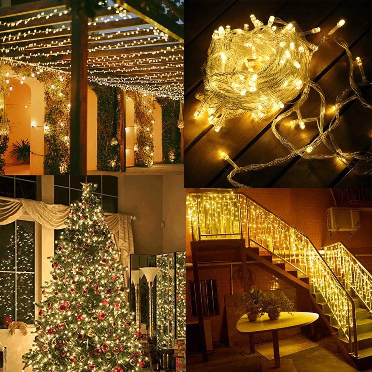 warm white led christmas lights