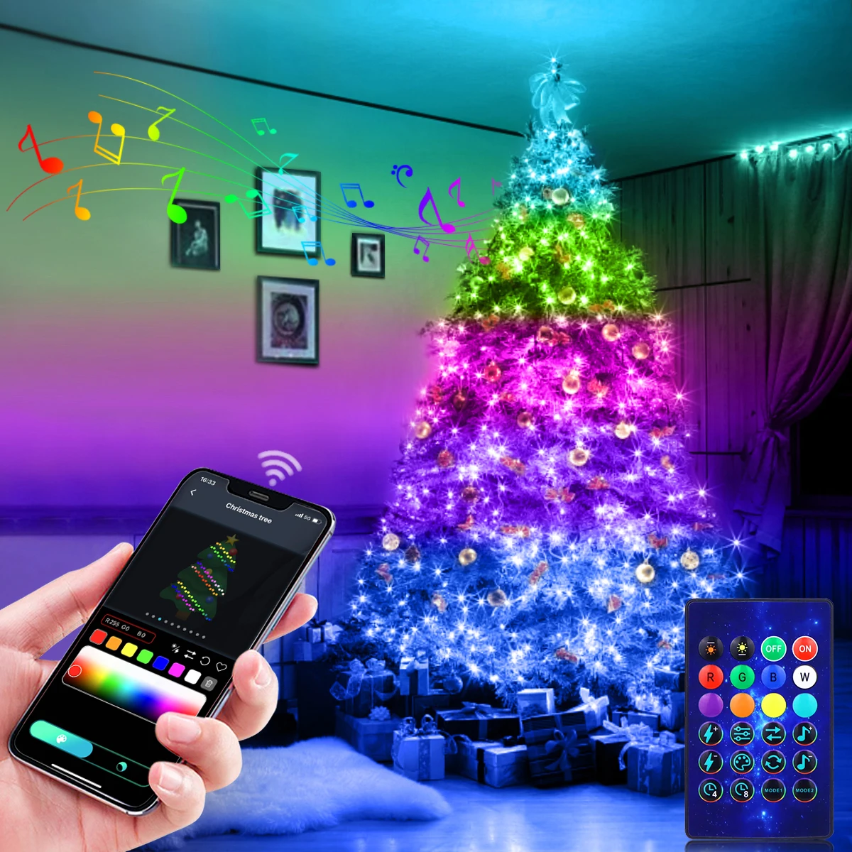 bluetooth christmas tree