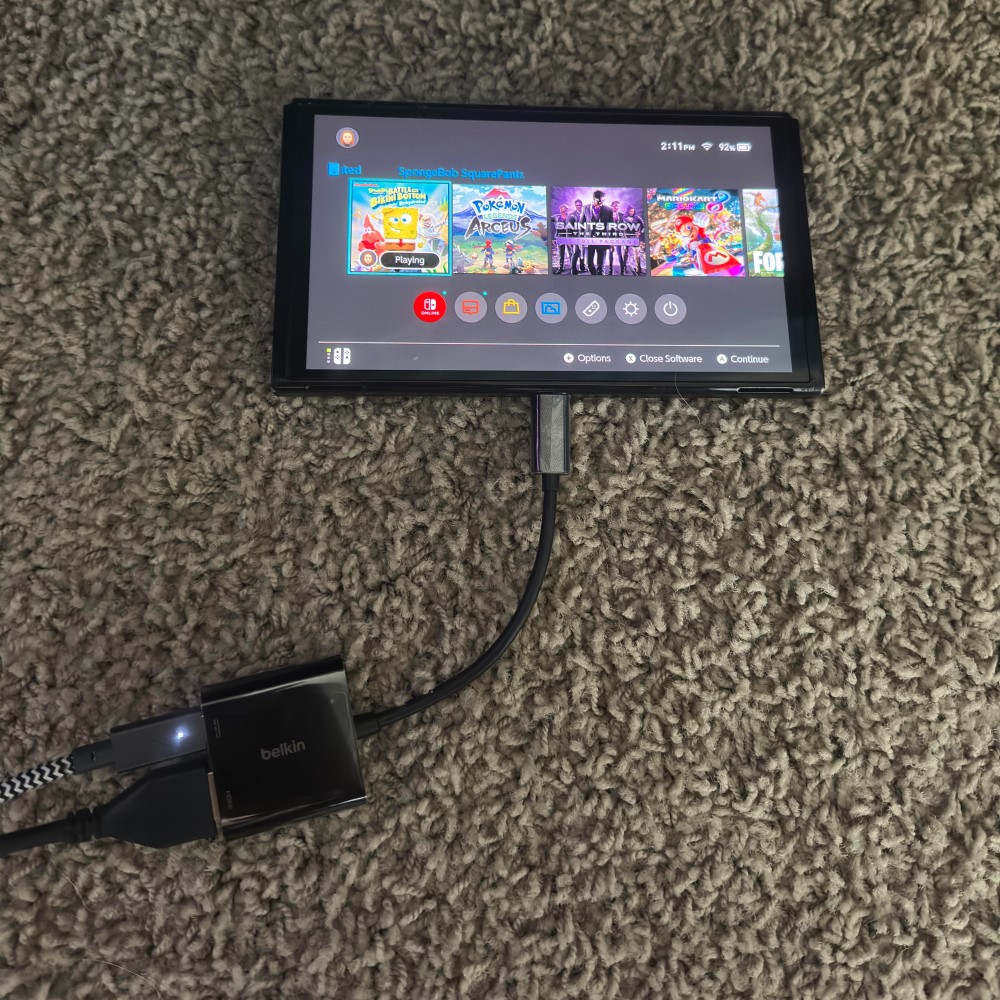 how to hook up switch to tv