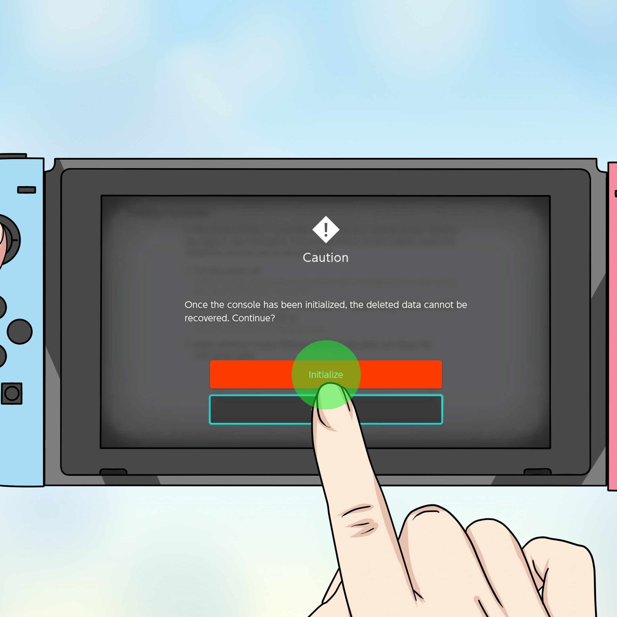 how to reset a switch