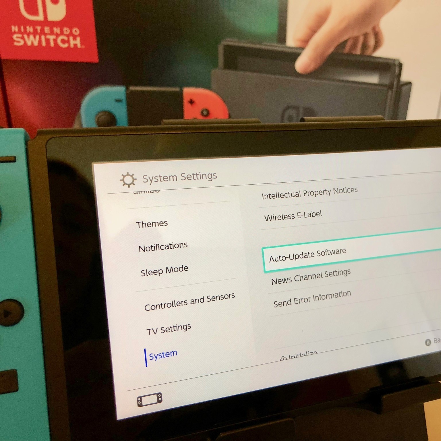 how to turn off switch
