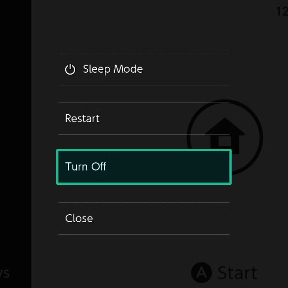 how to restart a nintendo switch