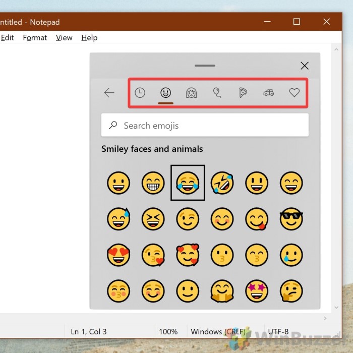 windows emoji keyboard shortcut